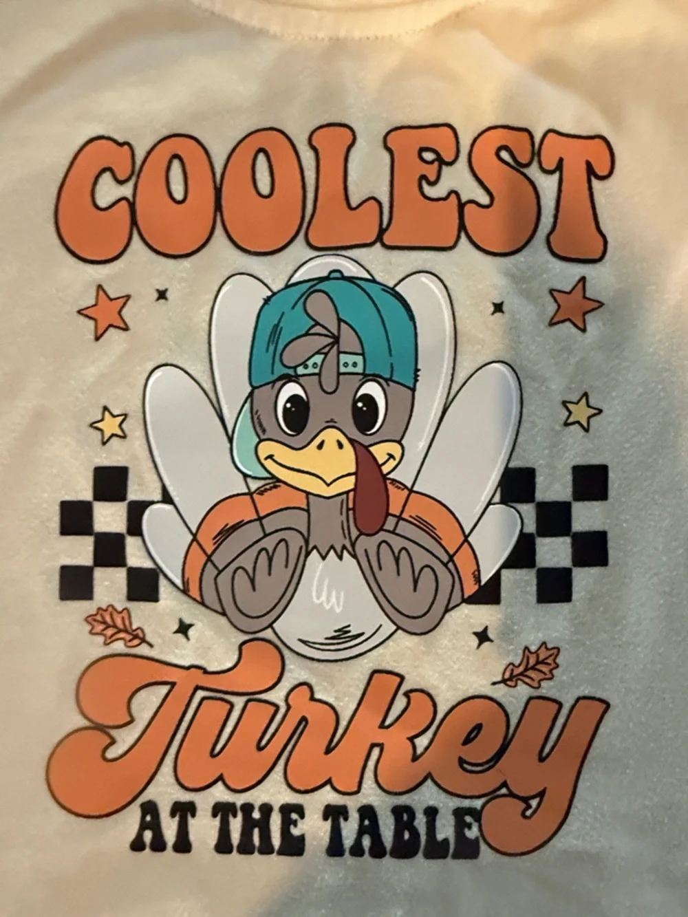 Coolest Turkey Graphic Tee - Cream - Picture 2 of 3